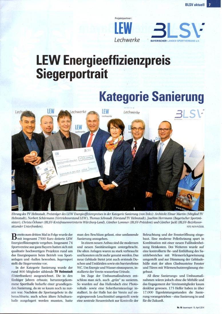 Siegerportrait LEW Energieeffizienzpreis Siegerportrait LEW Energieeffizienzpreis