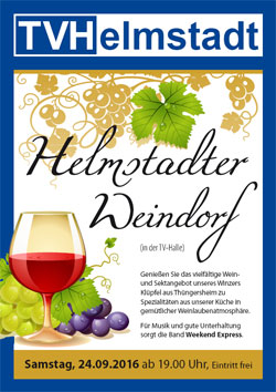 Helmstadt Weindorf in der TV-Halle